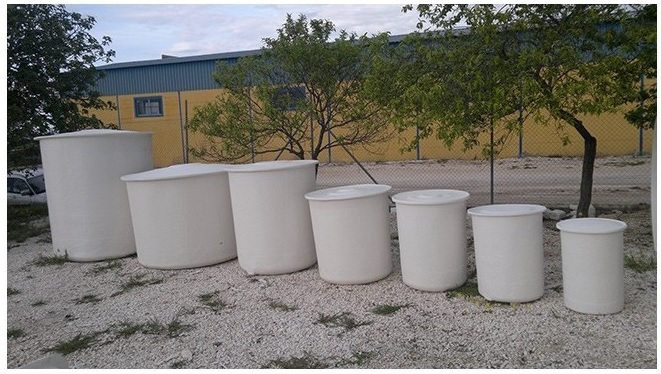 Depósitos de agua poliester fibra de vidrio
